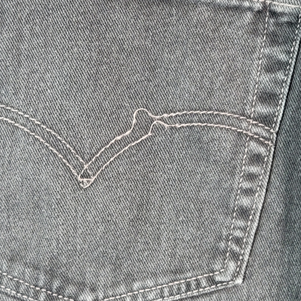 Levi's 505 Vintage Y2K Made in USA Denim Dark Wash Black Jeans Men's 38x32 - Picture 11 of 14